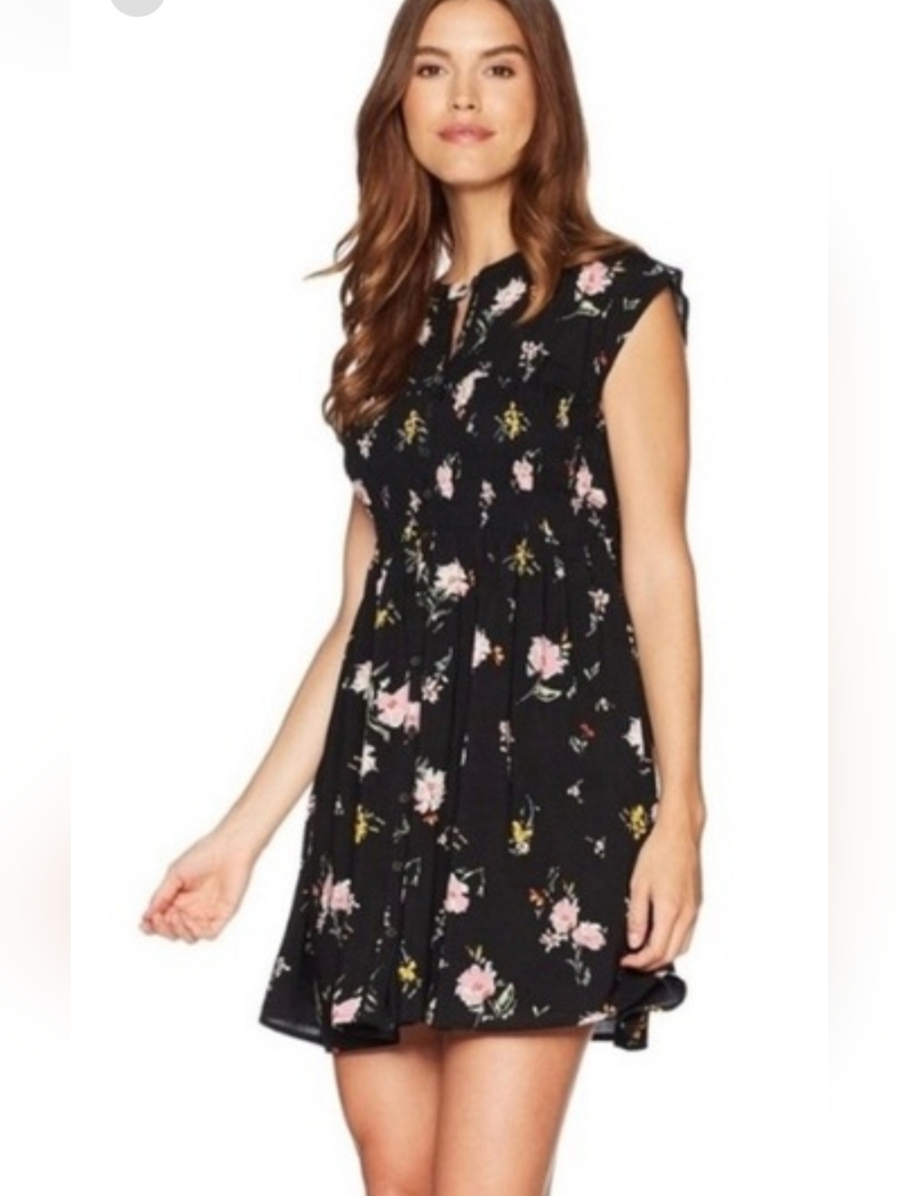Free People Lined Smocked Dress